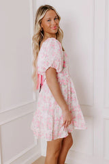 Classic Love Story Floral Mini Dress