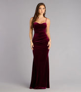 Layne Velvet Mermaid Formal Dress