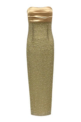 Lainey Pearls Beaded Maxi Dress