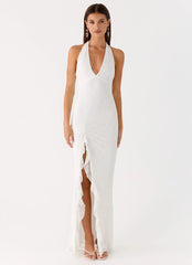 Charmed By You Maxi Dress - White