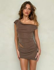 Cobi Mini Dress 2.0 - Brown