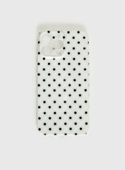 What You Wanted Iphone Case Cream Polka