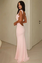 Elai Open Back Maxi Dress - Pink