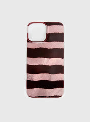 Easten Iphone Case Pink Stripe