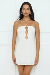 Coconut Love Strapless Mini Dress
