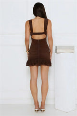 Flirtatious Girl Mesh Mini Dress