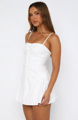 Field Day Mini Dress White