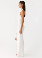 Charmed By You Maxi Dress - White