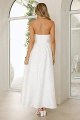 Dancing In Magic Strapless Maxi Dress