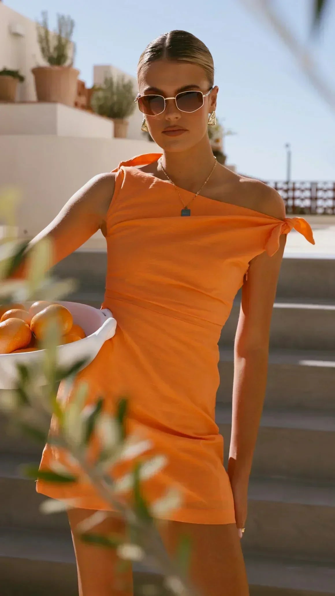 Ebbe Mini Dress - Orange