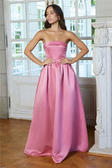 Elegance In Motion Strapless Maxi Dress