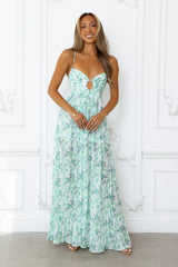 Celestial Daydreams Maxi Dress Green
