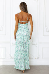 Celestial Daydreams Maxi Dress Green